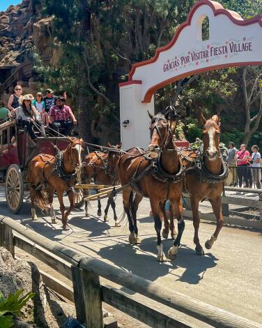 A view of the Butterfield Stagecoach.