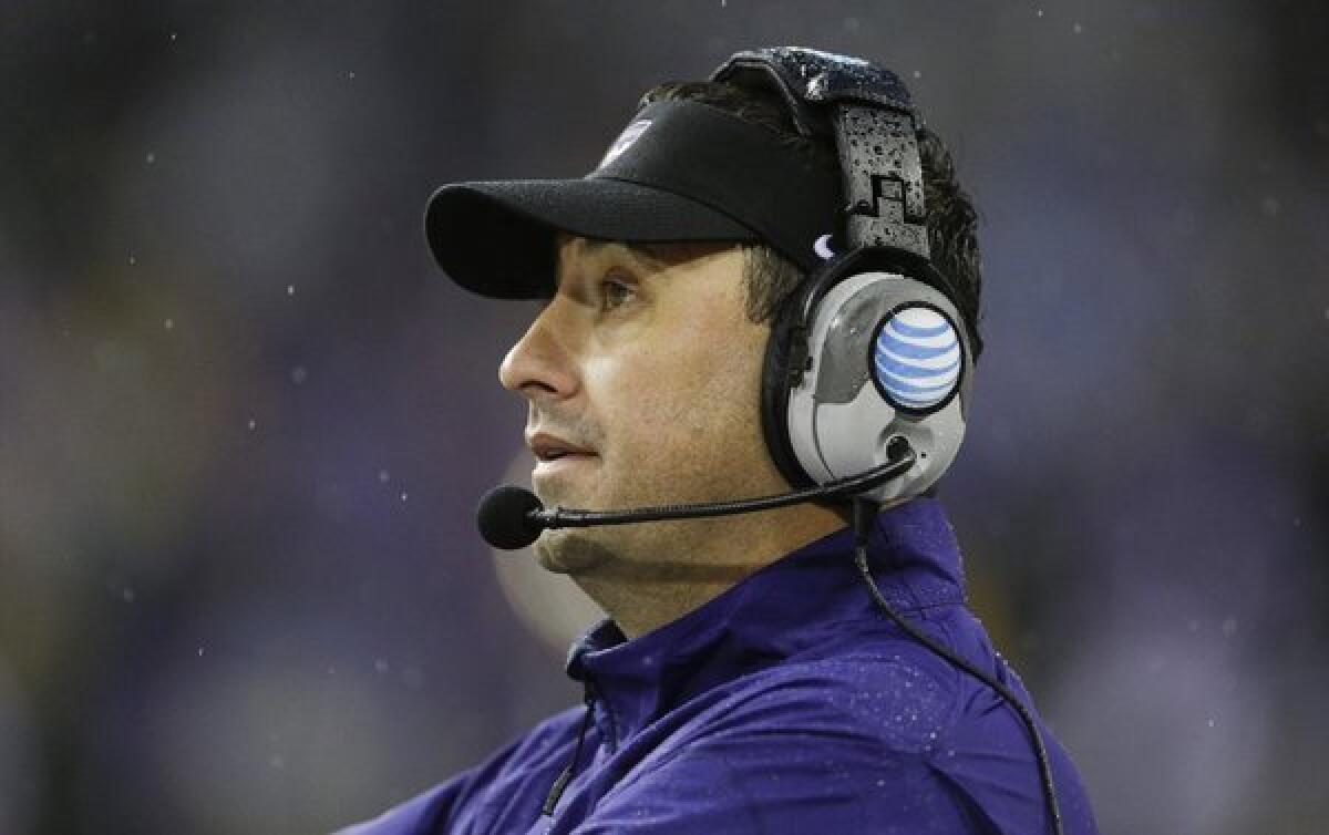 Washington Coach Steve Sarkisian isn't too popular with the Stanford football team right now.