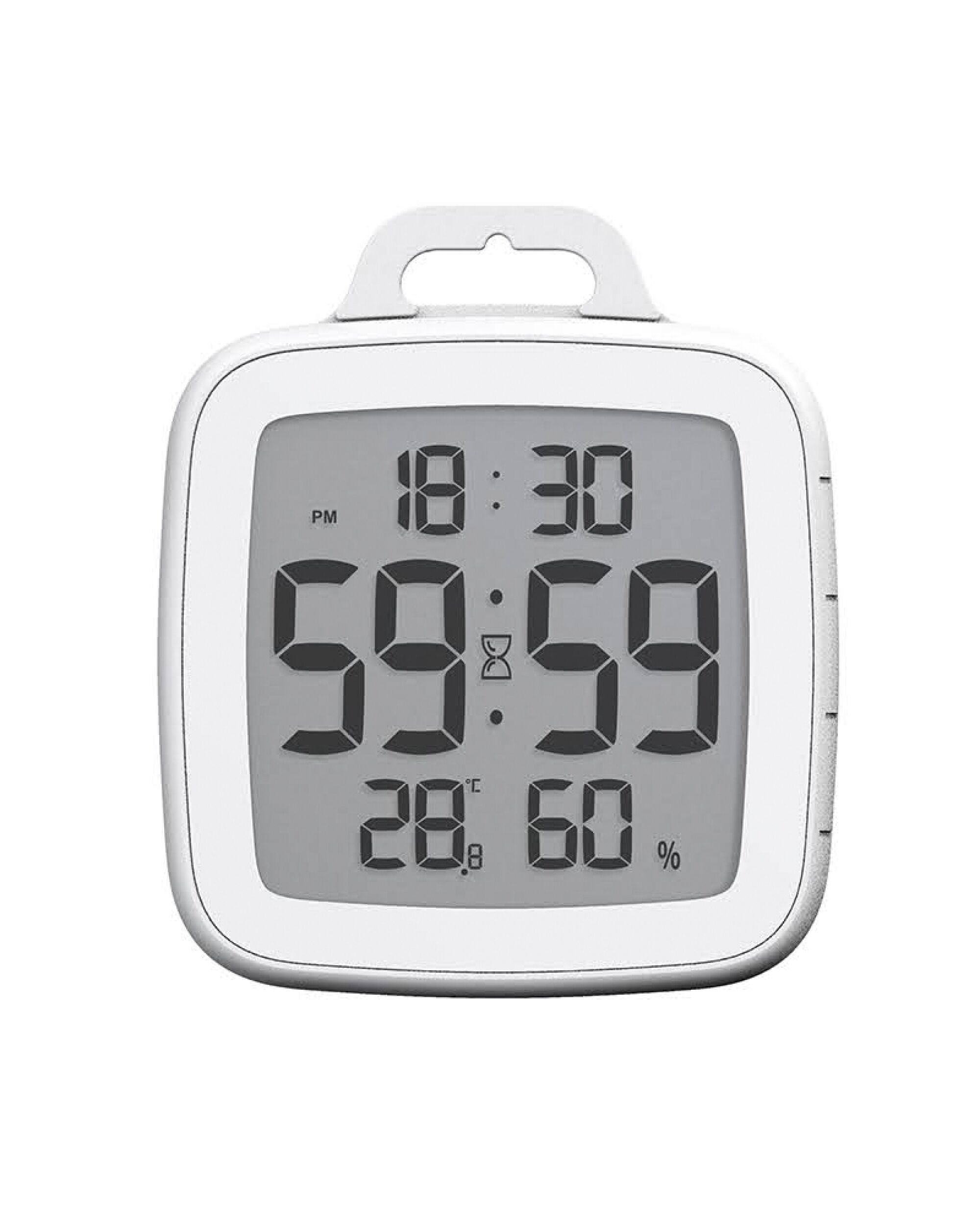 A waterproof digital shower timer/clock from Baldr Electronic