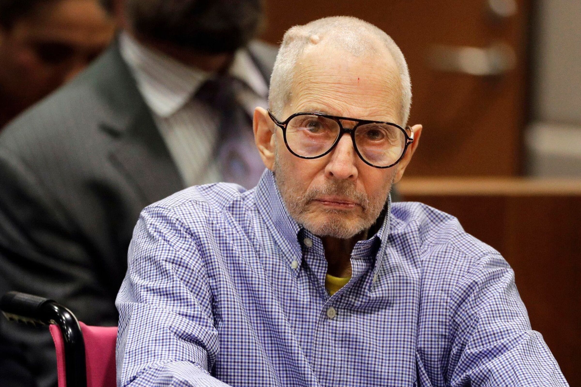 Real estate heir Robert Durst at a 2016 court hearing in L.A.