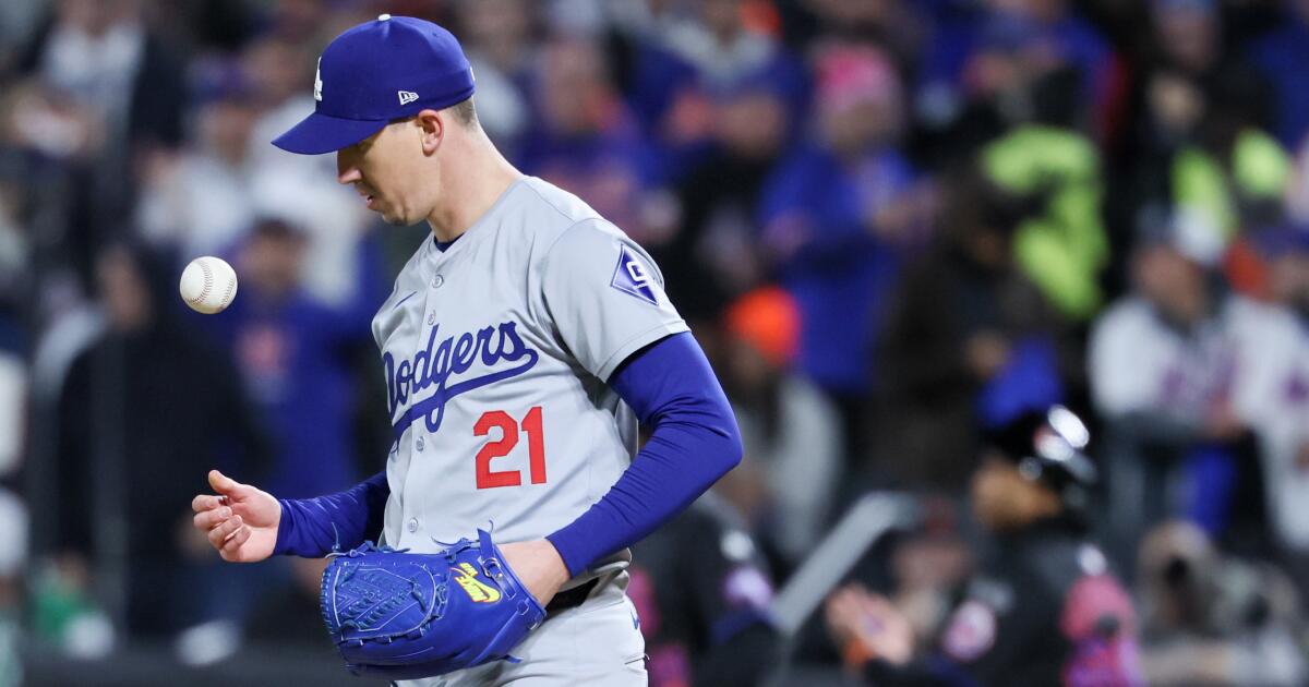 The Dodgers' Walker Buehler is finally starting to adjust to his reality