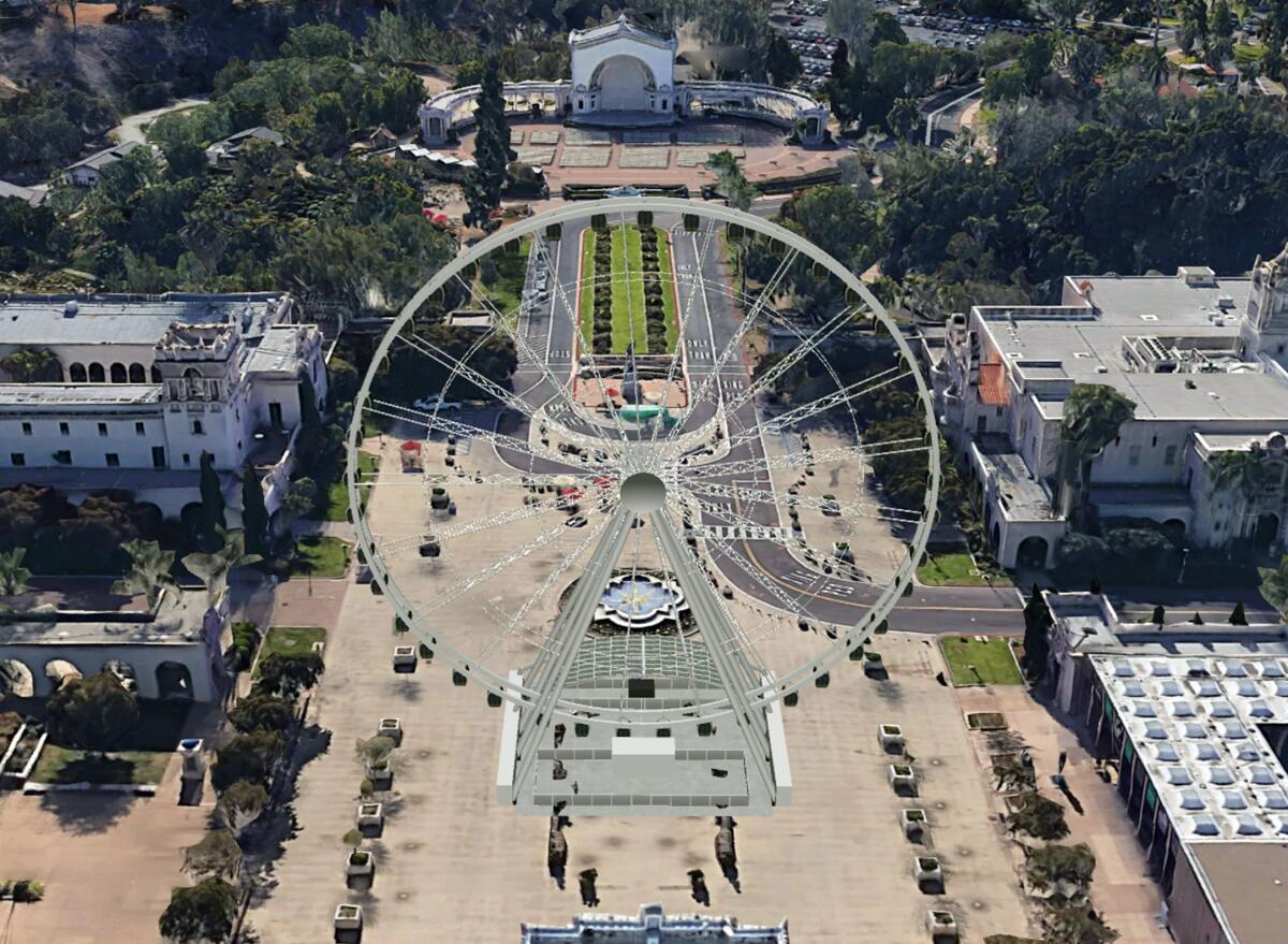 A conceptual rendering of the Balboa Park Star.