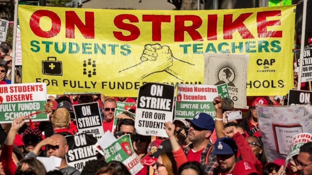 Los Angeles teachers reach tentative strike settlement