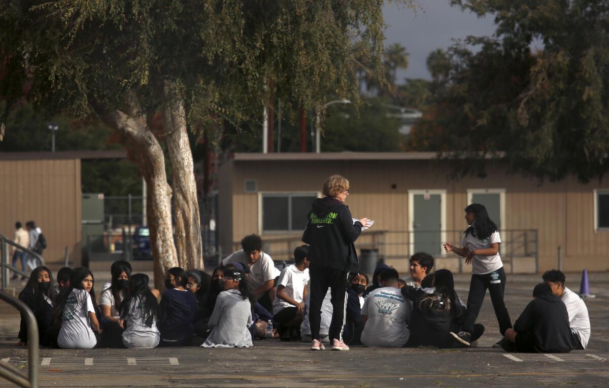 The majority of students at Van Nuys Middle School stayed in school