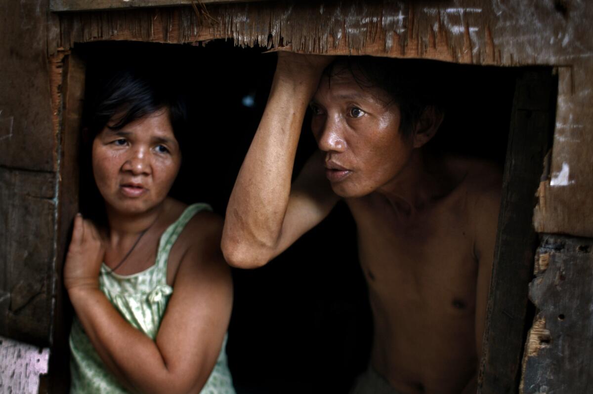 Yolanda and Noel Naz, a Philippine couple who live in poverty in Manila, decided early in their marriage to stop at three children. But when the mayor issued an executive order in February 2000 that contraceptives no longer be offered in public health clinics, birth control was out of reach for millions of impoverished residents, including the Nazes. The couple now have eight children, and struggle to support them.