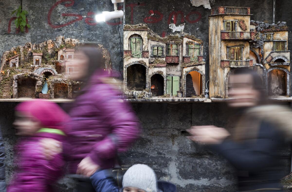 Via San Gregorio Armeno is a narrow street in Naples, Italy, often called Christmas Alley.