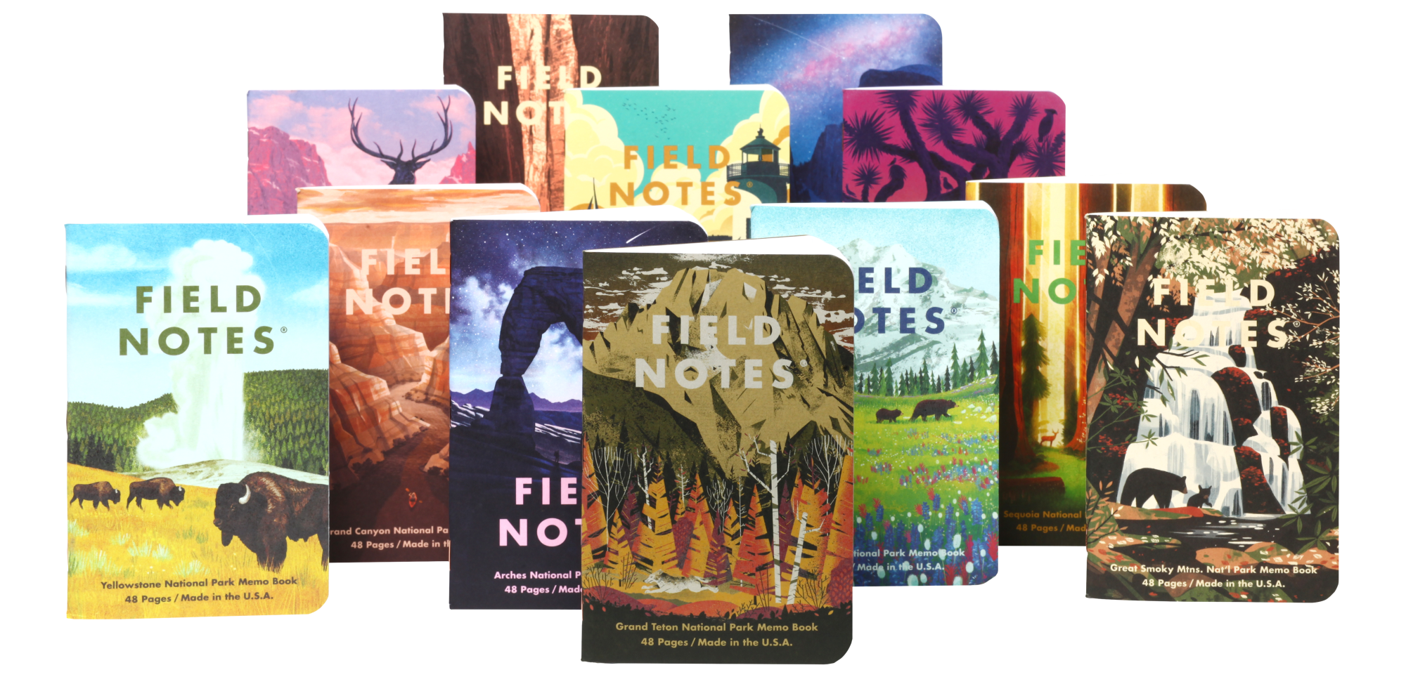 Field Notes National Park notebooks