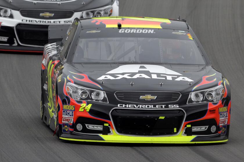 Jeff Gordon earned his third win of the season during Sunday's NASCAR Sprint Cup race at Michigan International Speedway.