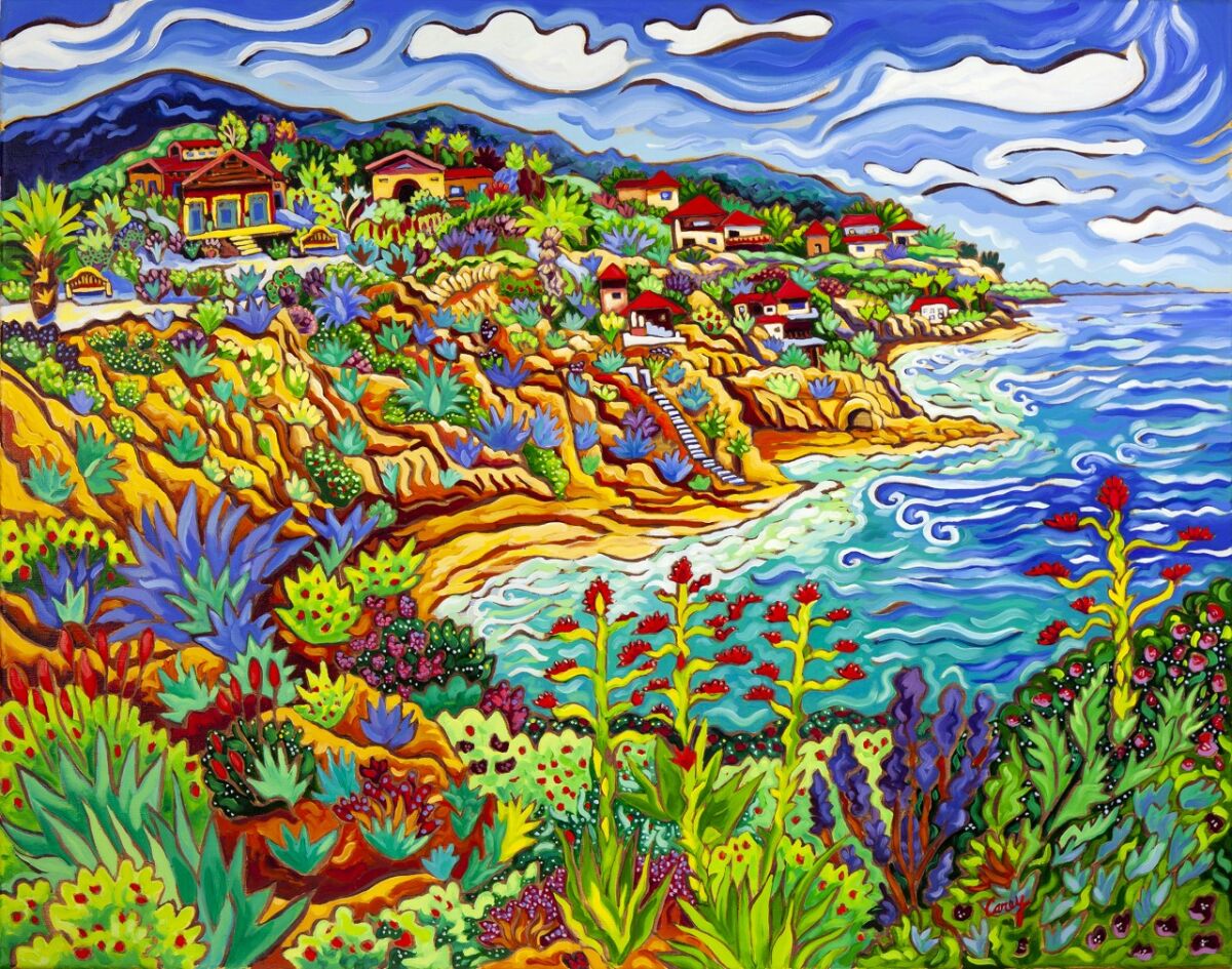 “Golden Summer Shore” oil on linen 30” x 24”
