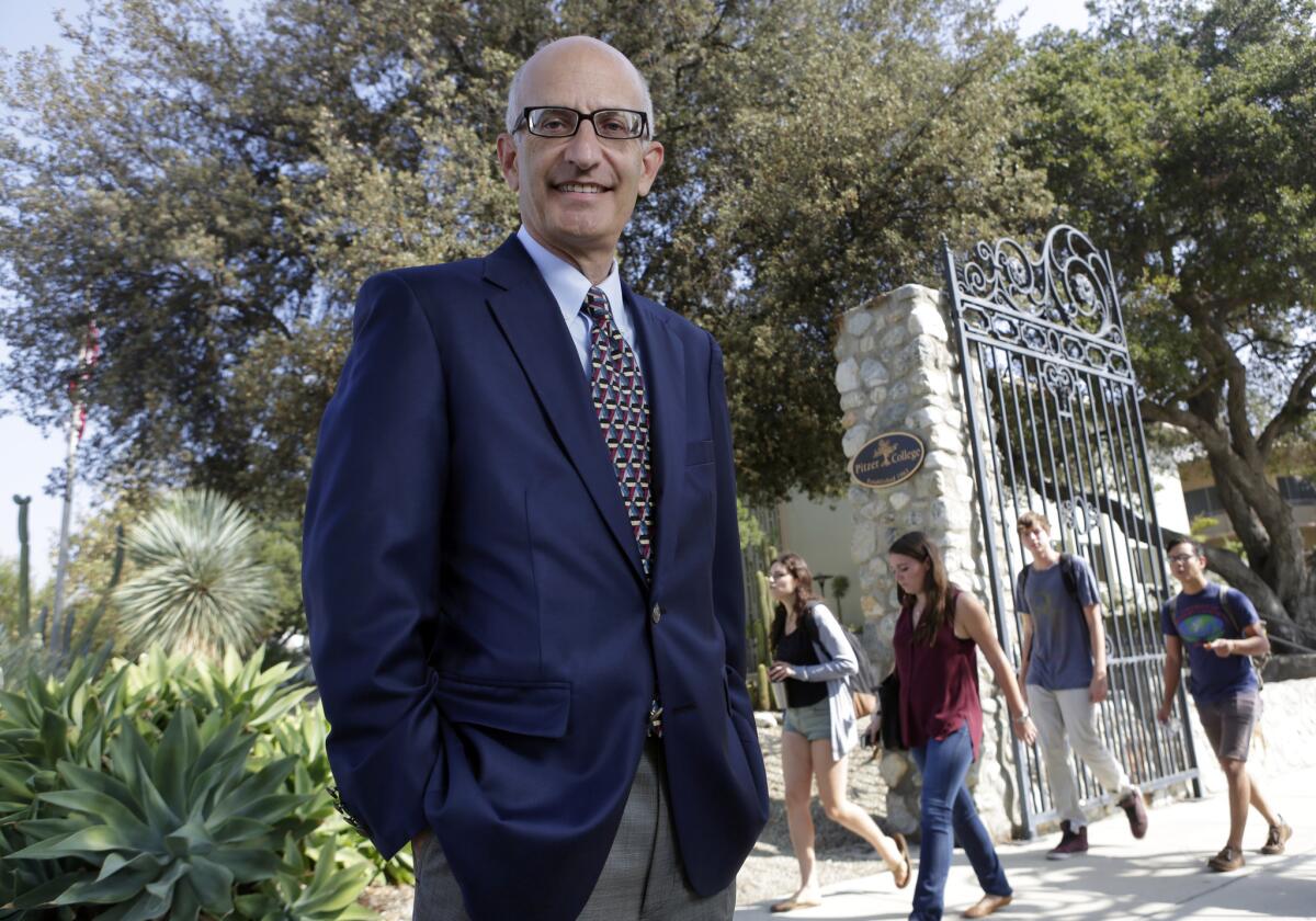 Donald Gould heads the Pitzer board of trustees' investment committee.