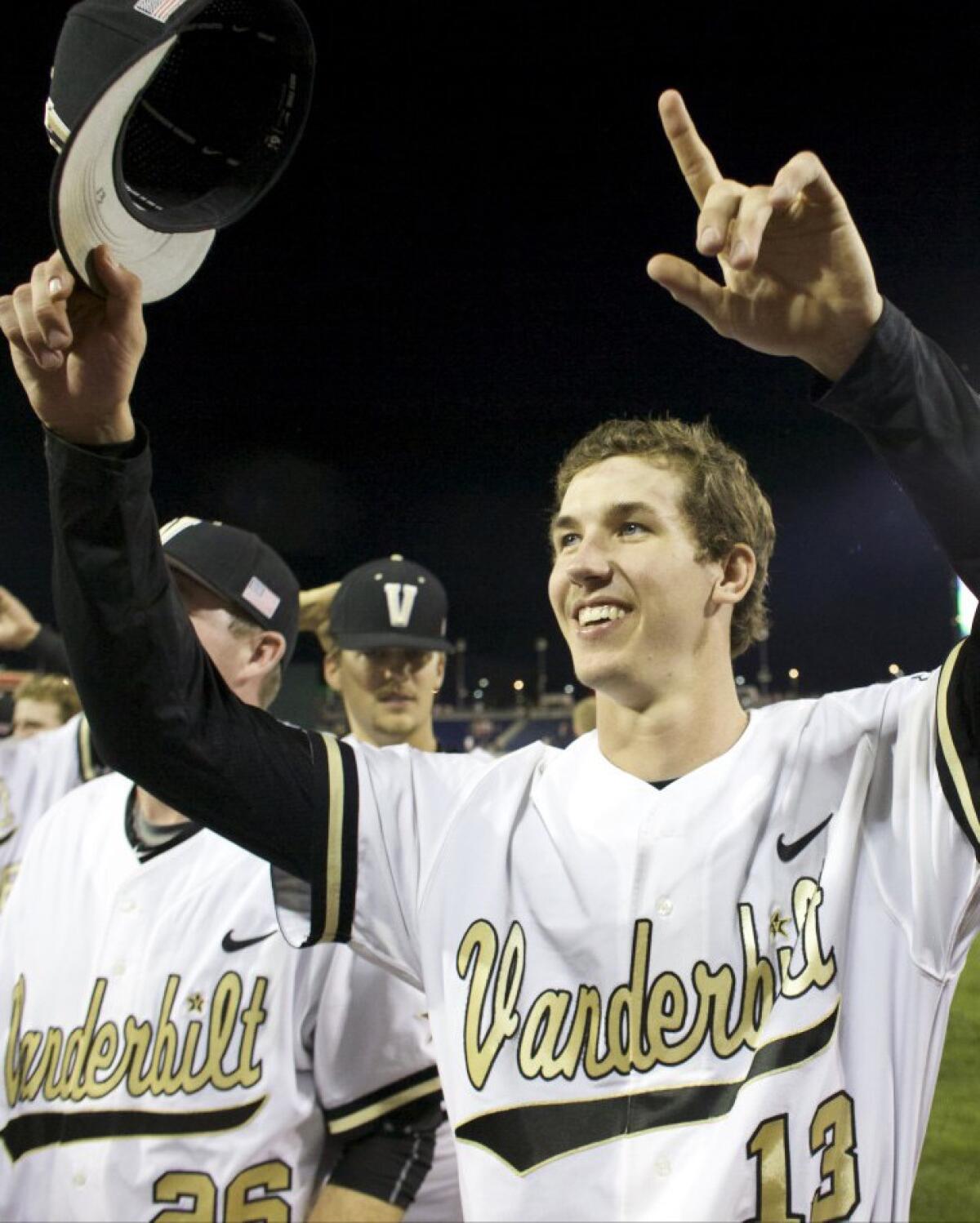 Walker Buehler through the years with Los Angeles Dodgers, Vanderbilt