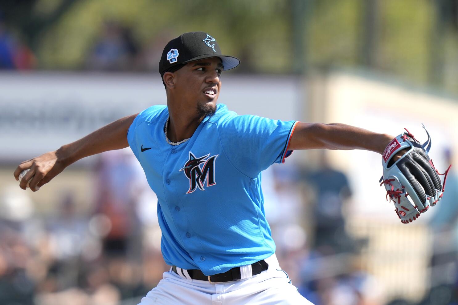 Marlins send rookie pitcher Eury Pérez back to minors, recall RHP