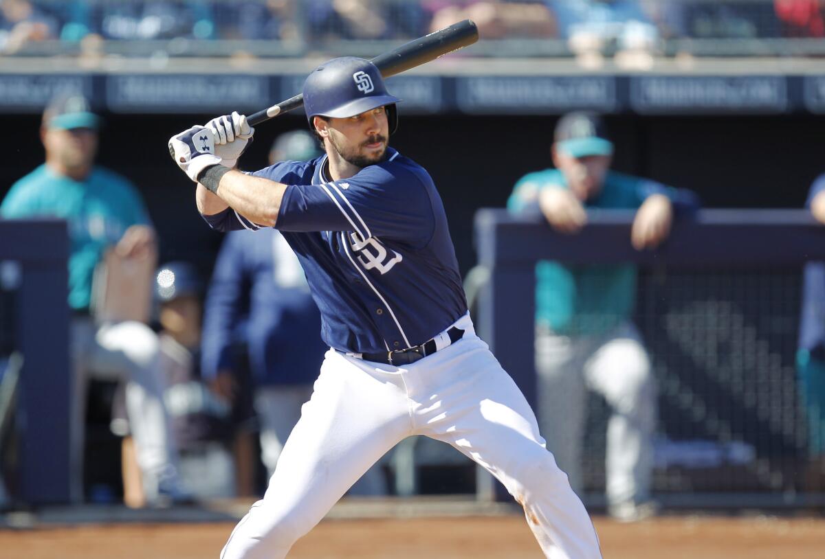 San Diego Padres Austin Hedges. (Photo by K.C. Alfred/The San Diego Union-Tribune)