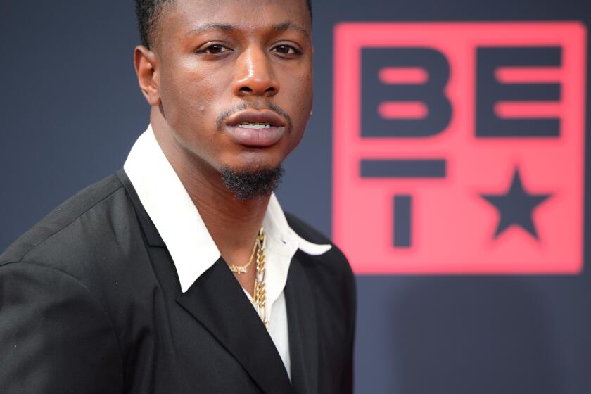 LOS ANGELES, CALIFORNIA - JUNE 26: Joey Bada$$ attends the 2022 BET Awards at Microsoft Theater on June 26, 2022 in Los Angeles, California.(Photo by Prince Williams/ Getty Images)