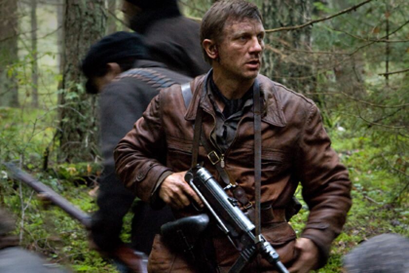 NATURAL LEADER: Daniel Craig stars as Tuvia Bielski, who with his brothers leads urban Jews into the forests of modern Belarus to escape the Holocaust.