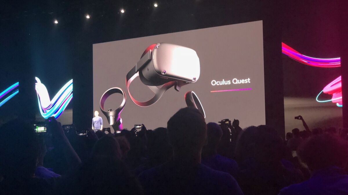 Oculus unveils $399 Quest VR headset - Los Angeles Times