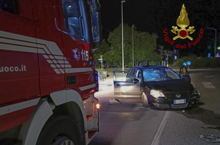 Car accident in Italy