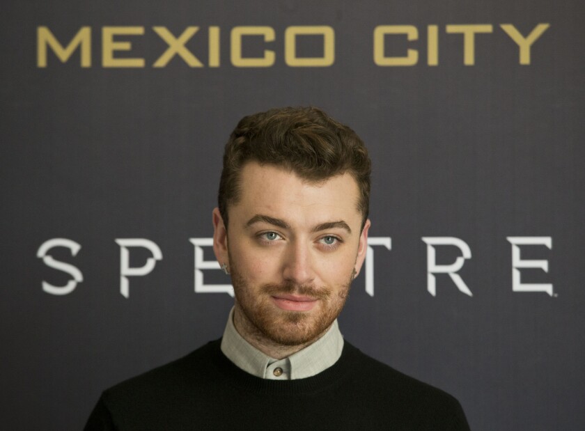 Sam Smith co-wrote and performed the theme song for the latest James Bond film, "Spectre."