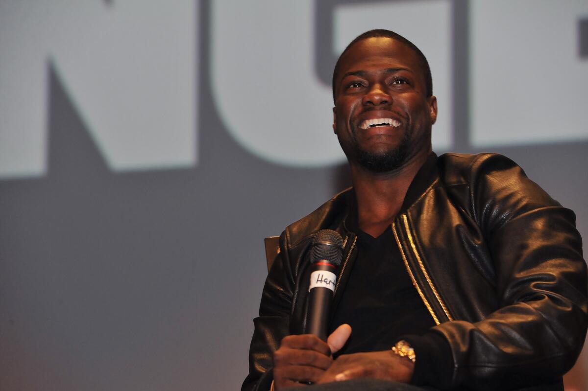 Kevin Hart co-hosts a special screening of "The Wedding Ringer" at the University of Maryland in November in Princess Anne, Md.