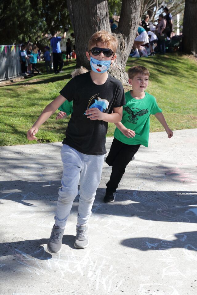Dolphin Dash participants at Solana Highlands Elementary