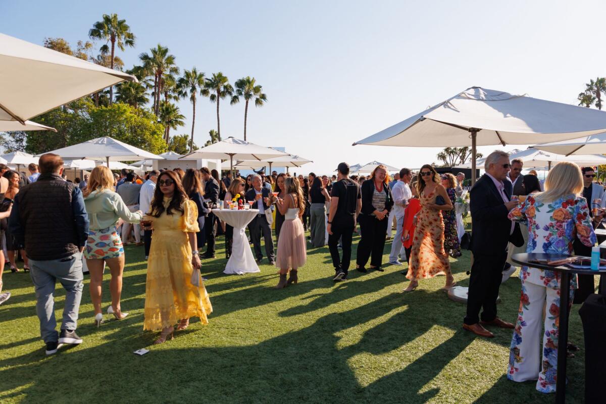 Relish guests enjoyed gourmet hors d’oeuvres and sips at the opening night cocktail reception in Newport Beach.
