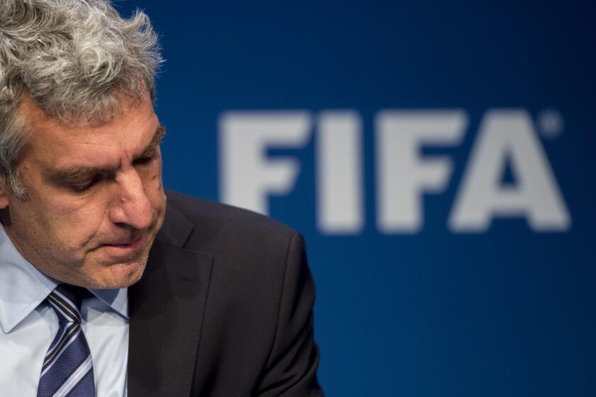 Walter De Gregorio, FIFA director of communications, joked about FIFA's legal problems on a German show.