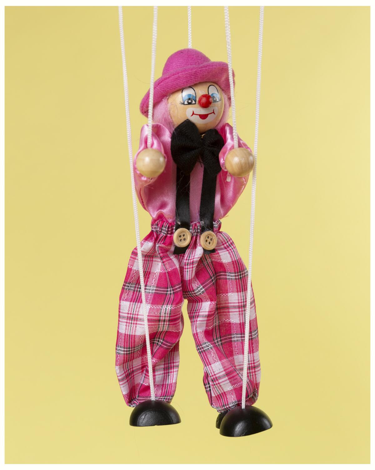 A Bob Baker Clown Marionette.