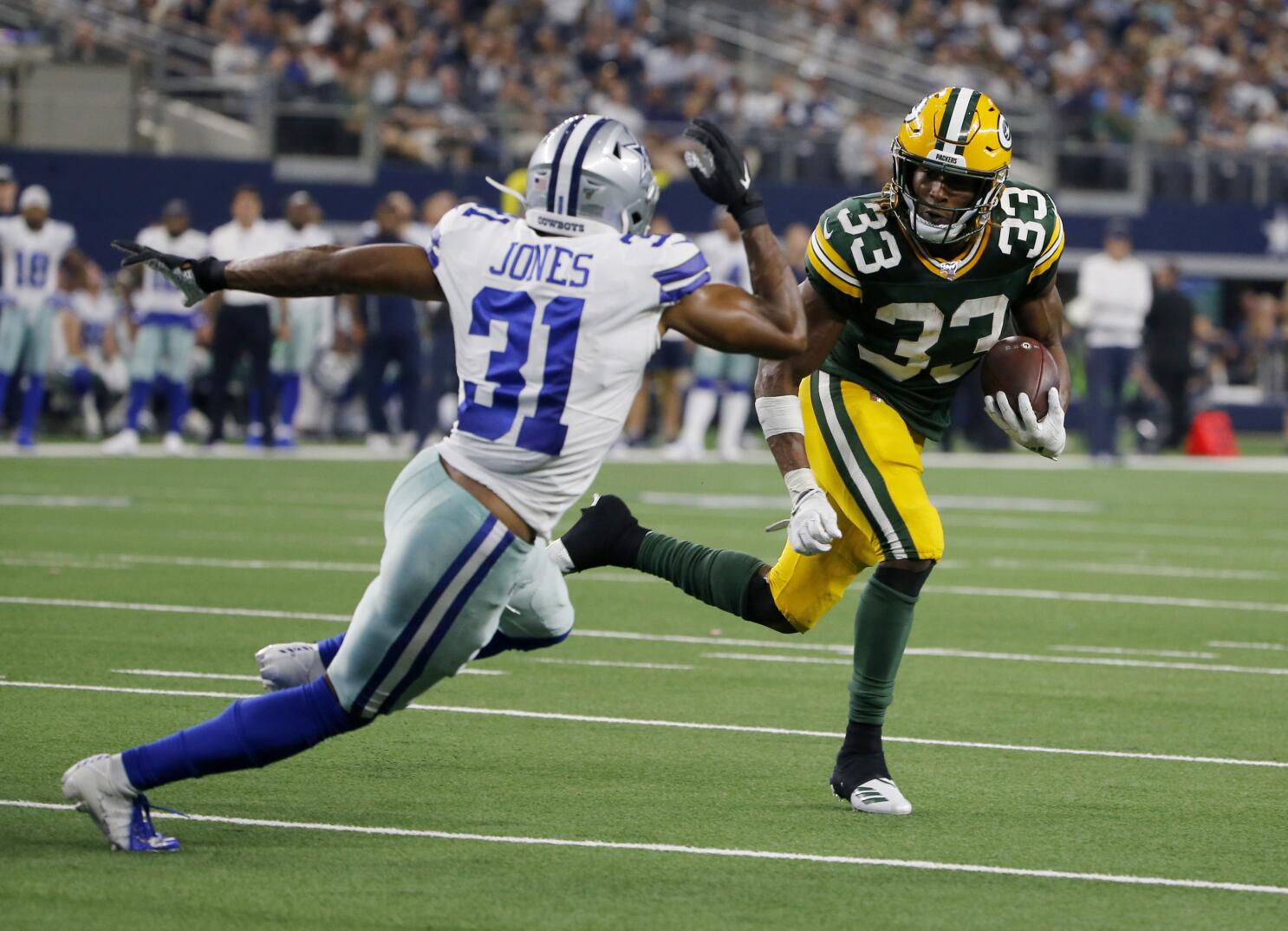 Green Bay Packers 34-24 Dallas Cowboys: Aaron Jones ties franchise record  with four TDs, NFL News