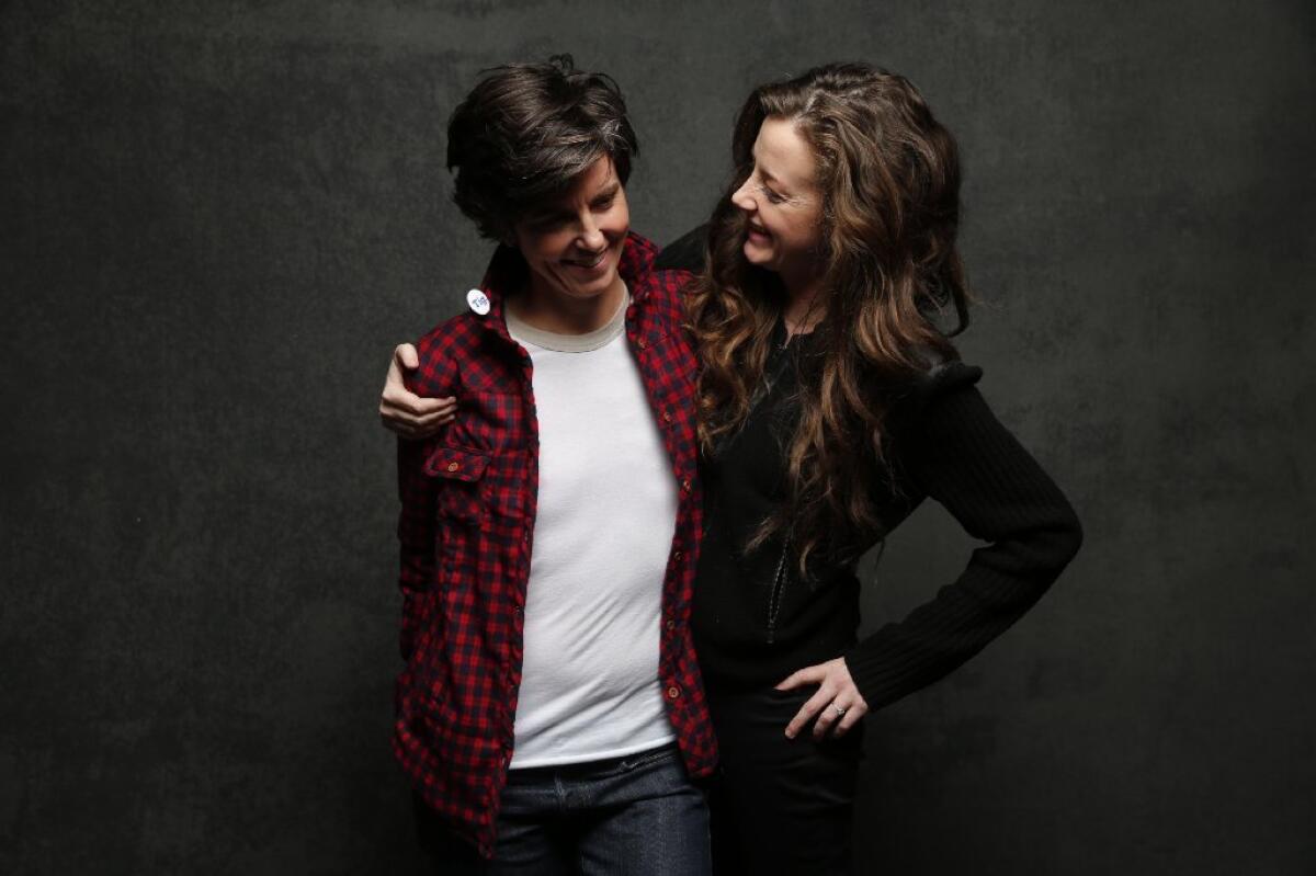 Tig Notaro, left, and fiancee Stephanie Allynne star in a new documentary that played at Sundance this week called "Tig."