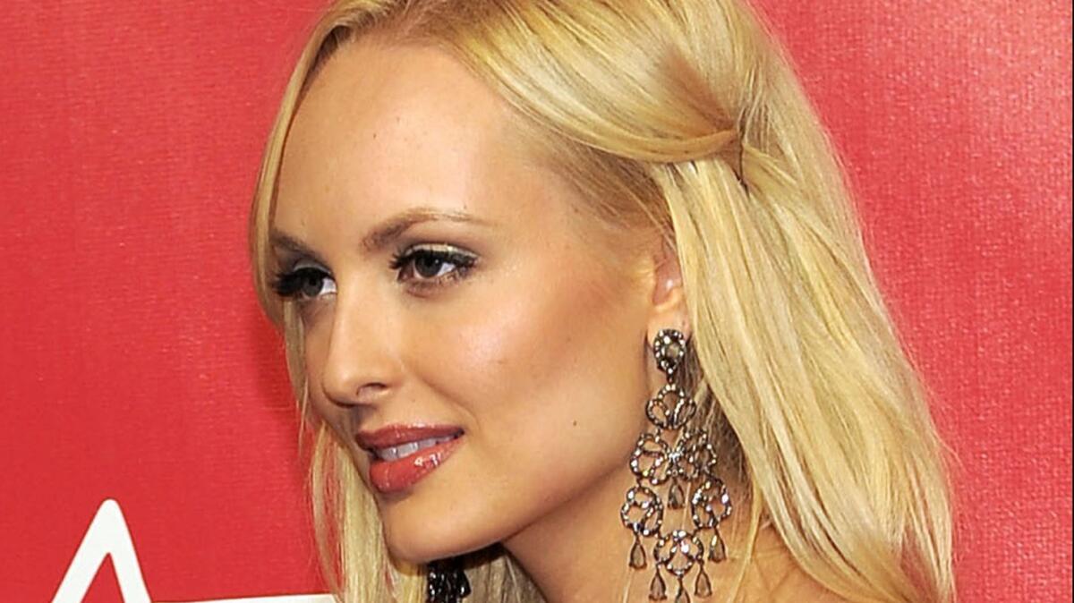 Former Playboy model Shera Bechard in Los Angeles in 2012.