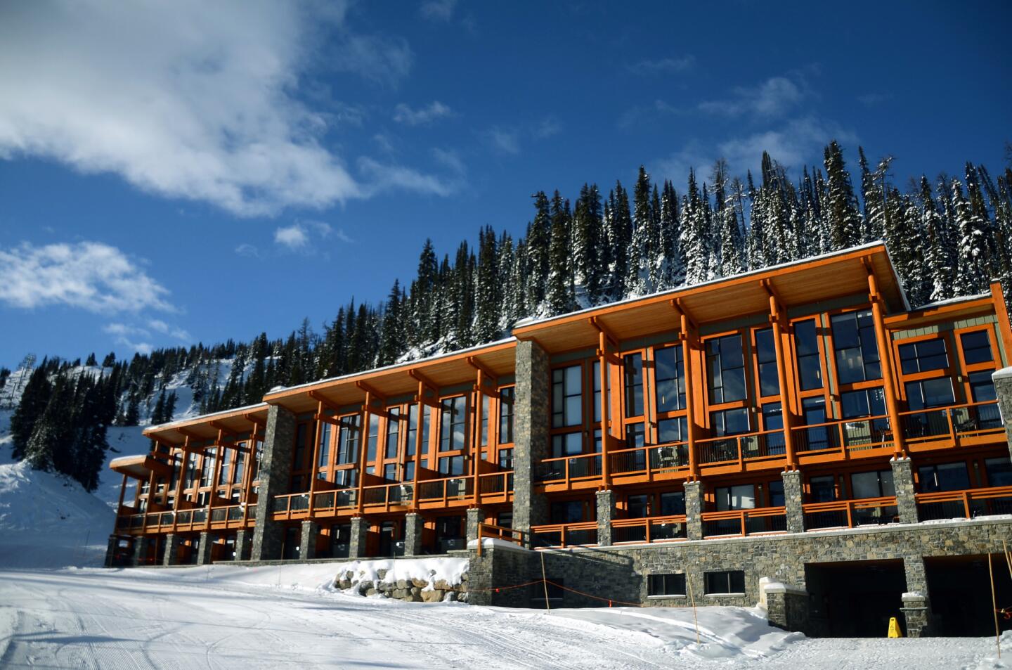 Winter in Alberta, Canada, high country