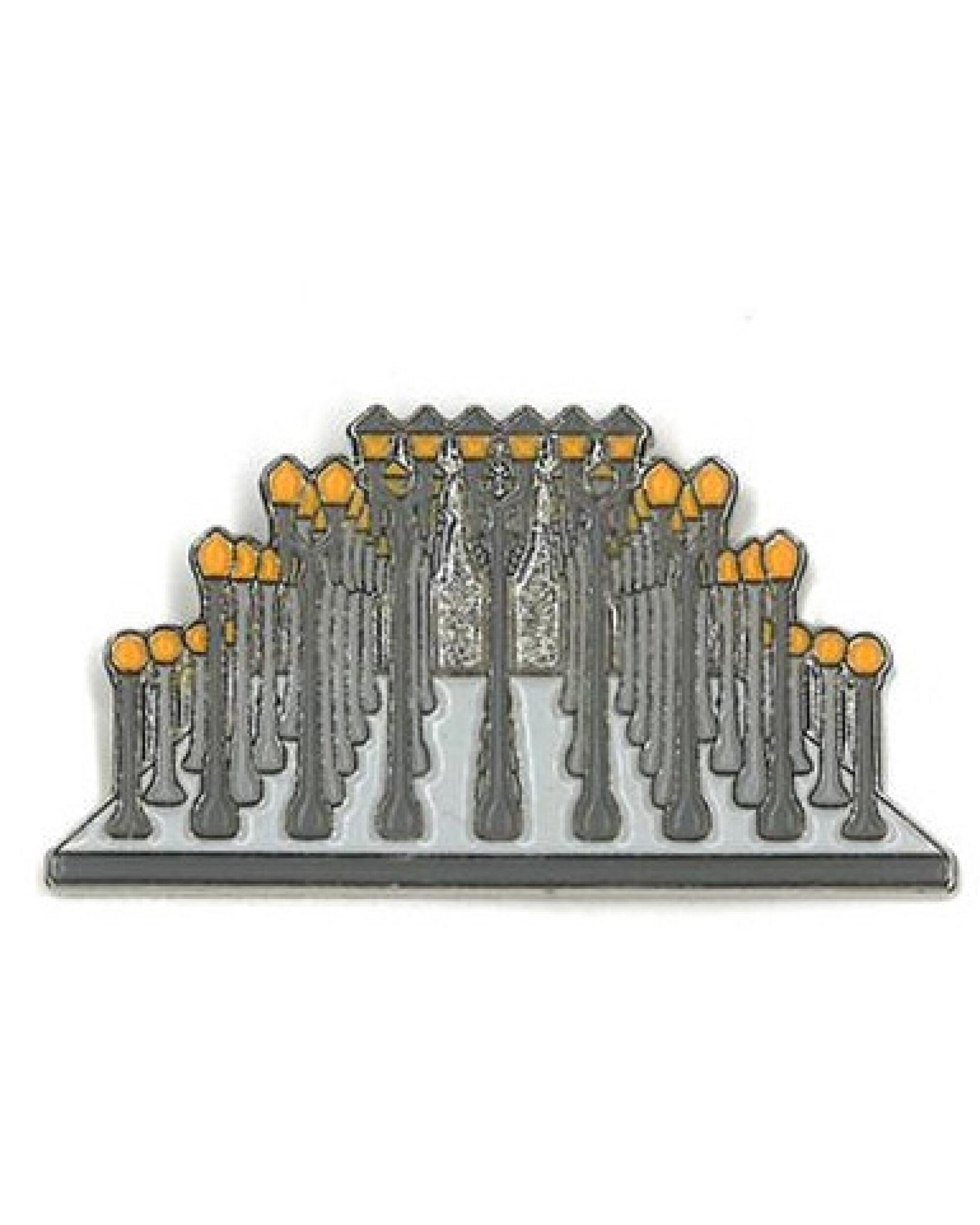 Chris Burden 'Urban Light' pin by LACMA