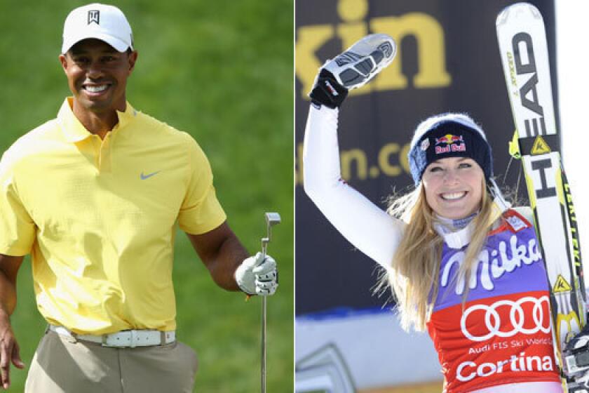 Golfer Tiger Woods and skier Lindsey Vonn are reported to be in a romantic relationship.