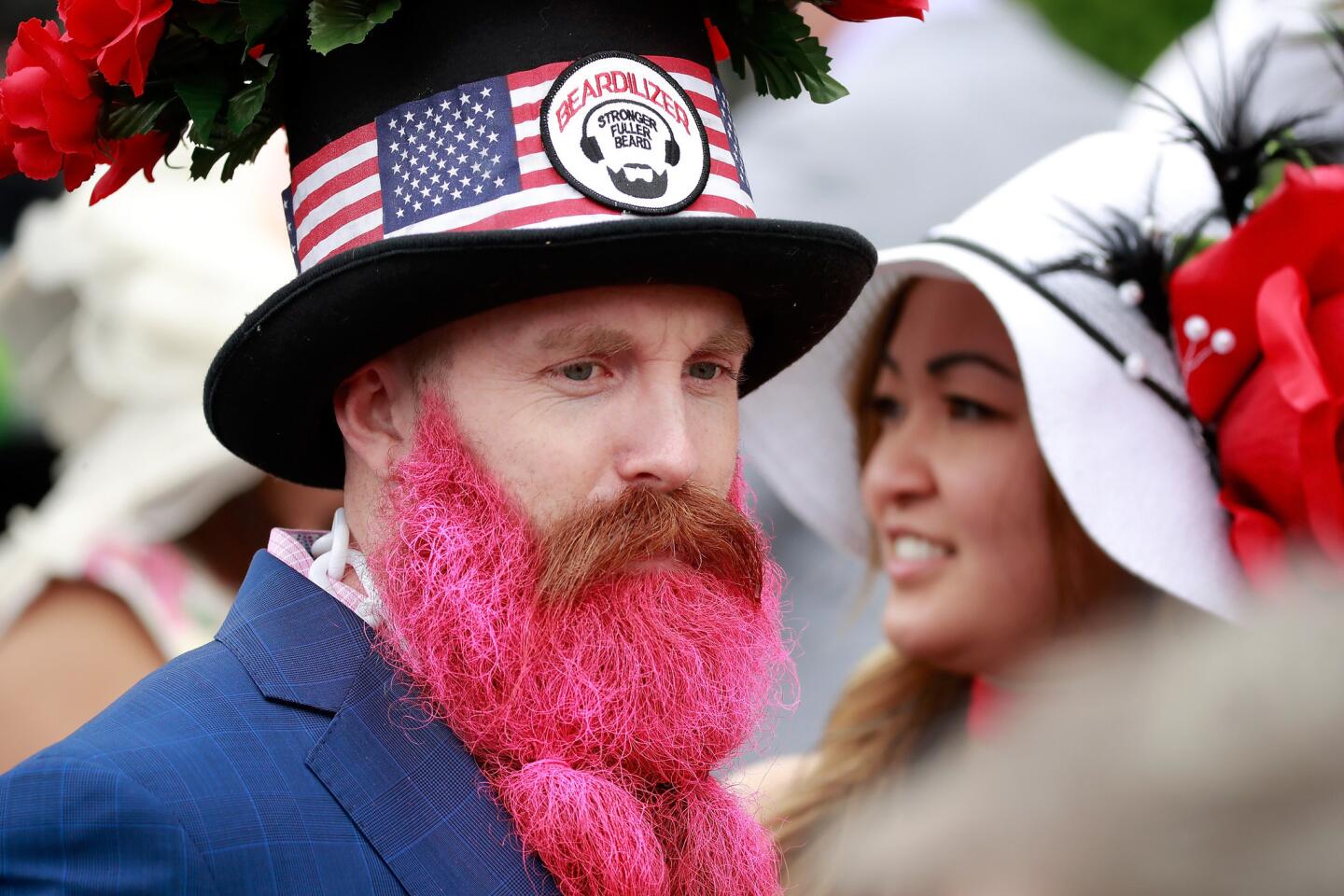 Kentucky Derby hats on parade