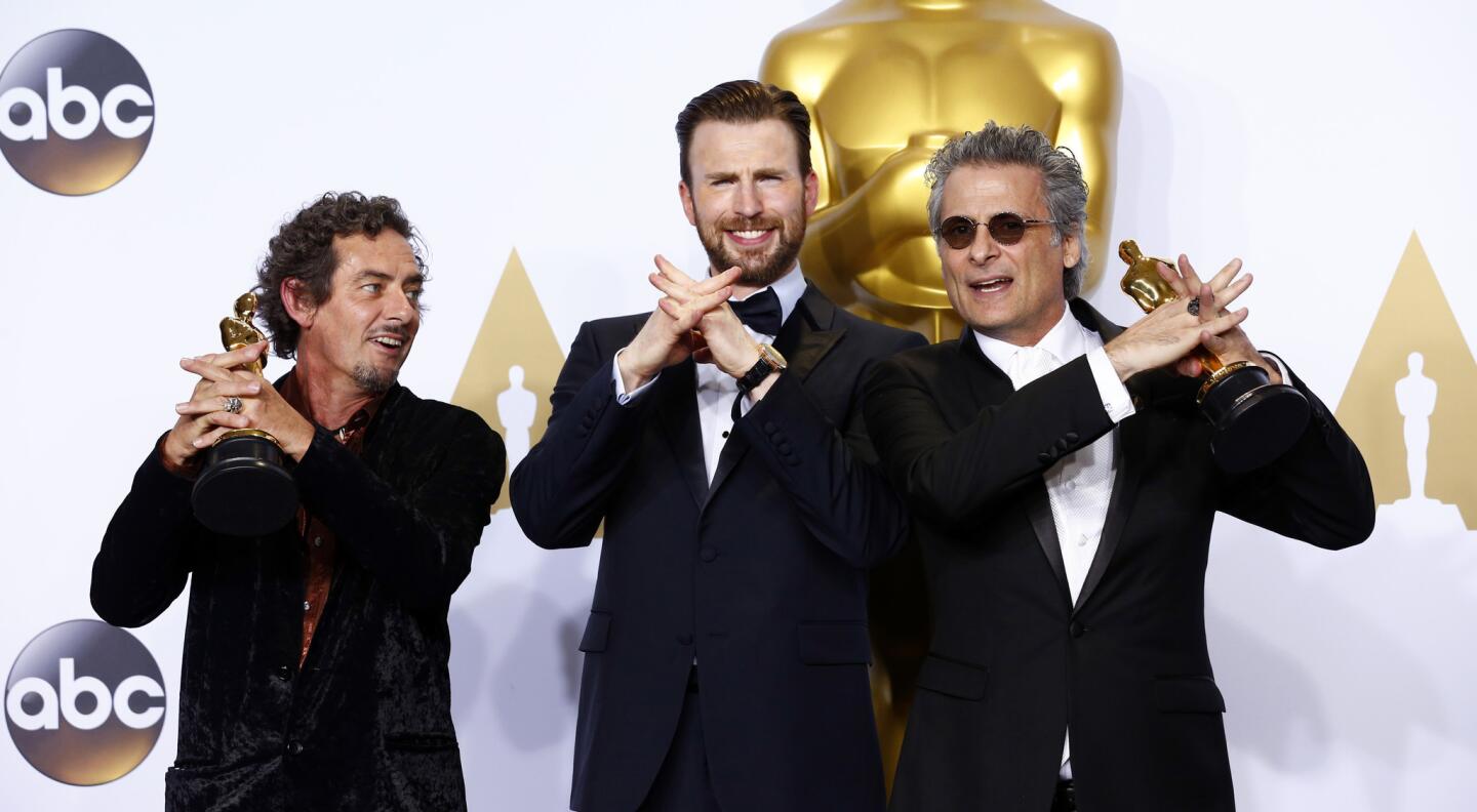 Oscars 2016: Winners' room