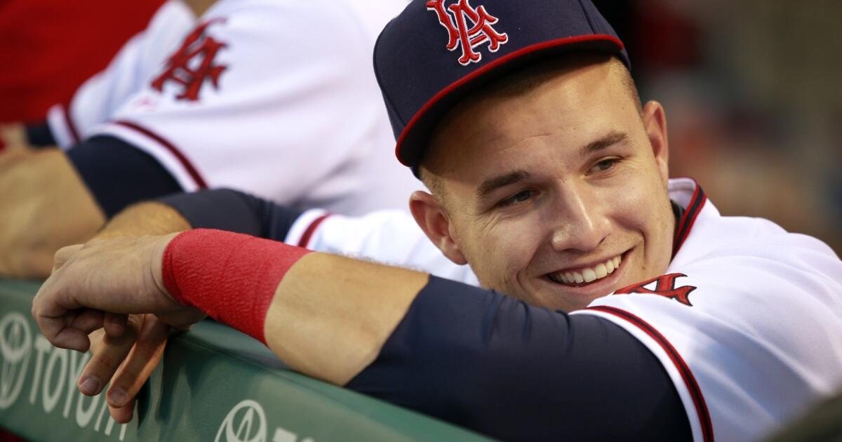 Shhh. Angels' Mike Trout is L.A. star to watch - Los Angeles Times