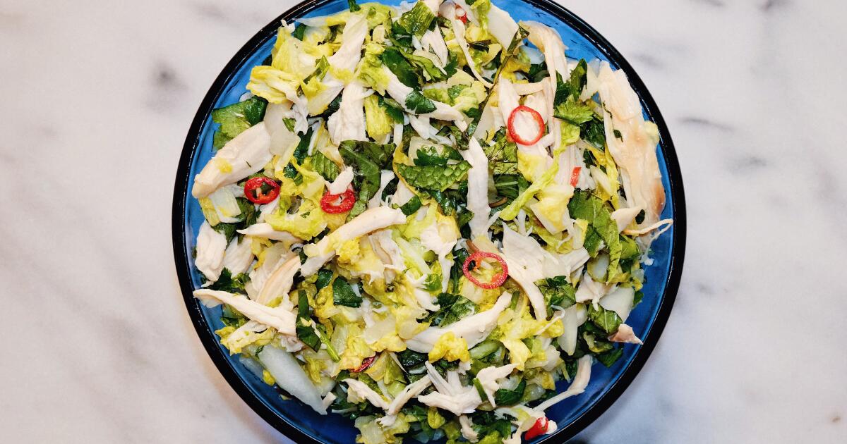 Sandy Ho's Napa Cabbage Chicken Salad Recipe