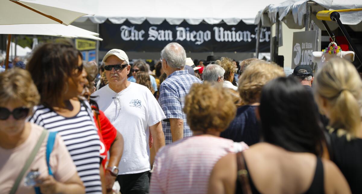 Thousands of people flocked to the San Diego Union-Tribune Festival of Books at Liberty Station.