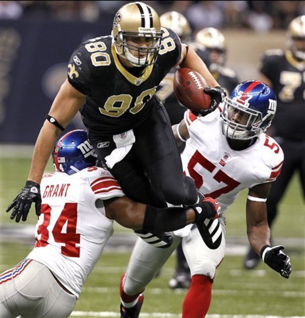 Brees, Saints take 35-10 lead over Giants - The San Diego Union-Tribune