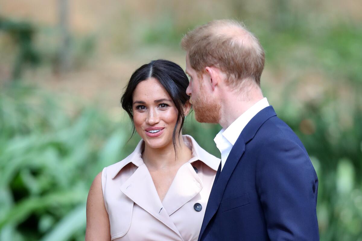 The Duke and Duchess of Sussex visit Johannesburg.