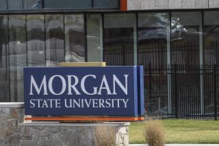 BALTIMORE, MD - DECEMBER 30: Morgan State University is a public historically black research university in Baltimore. (Photo by Jonathan Newton /The Washington Post via Getty Images)