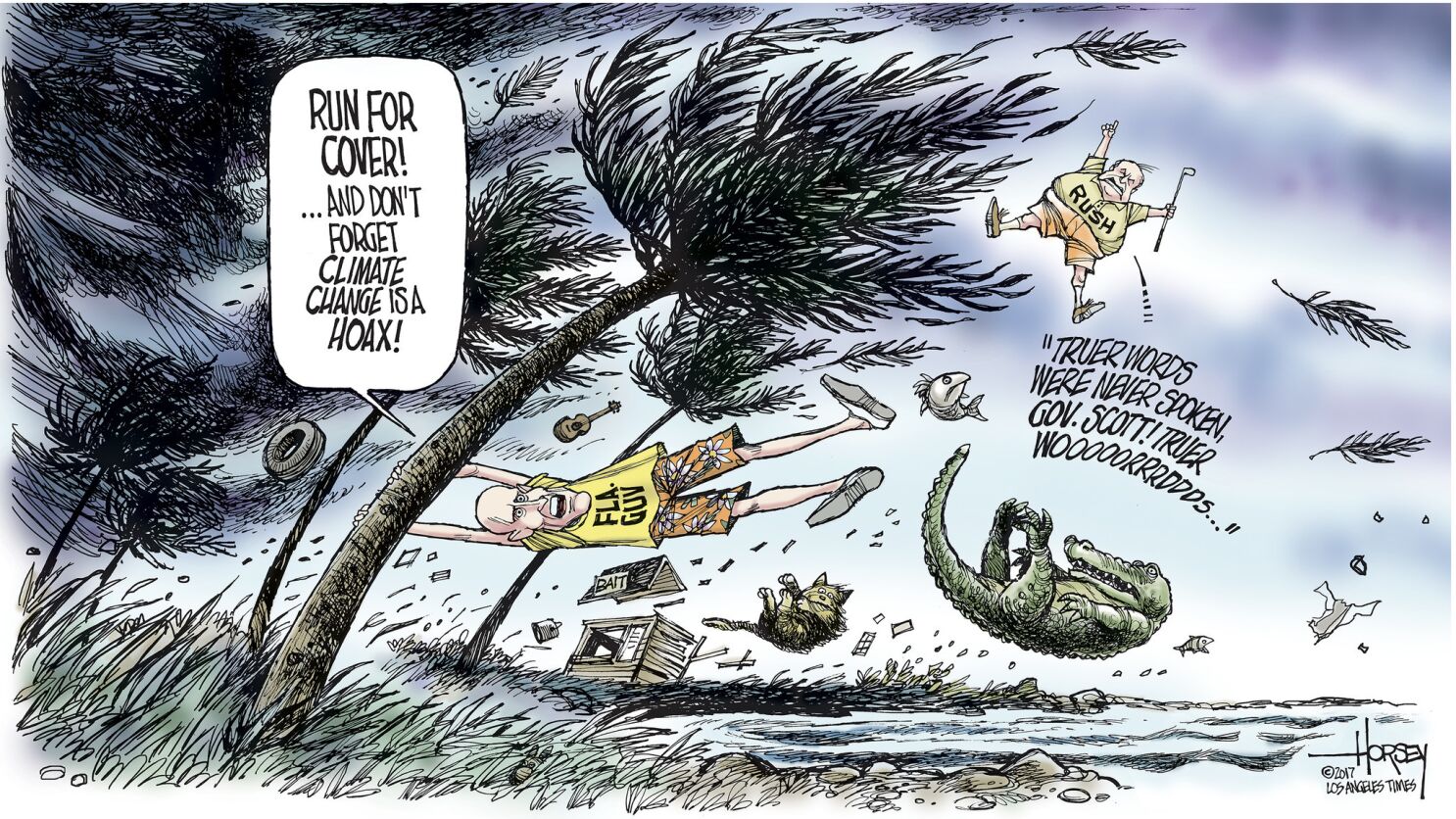 Climate deniers play politics with looming natural disasters - Los Angeles  Times