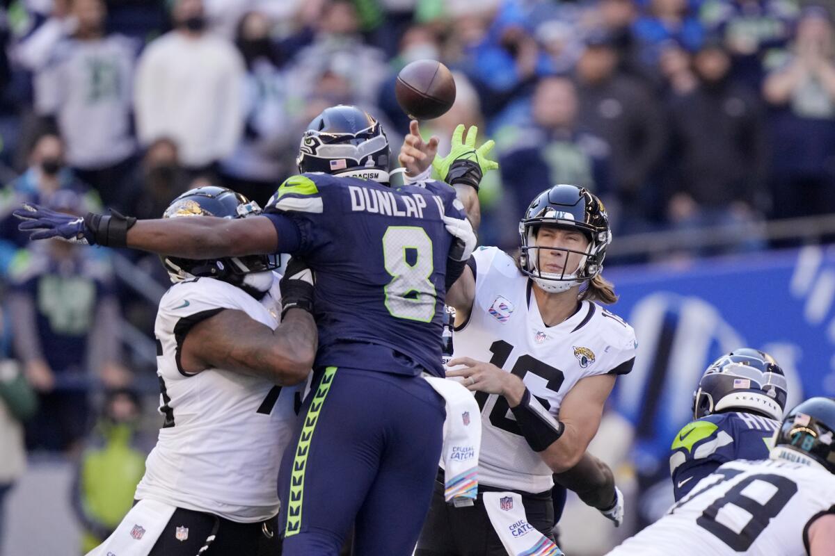 Jaguars take steps back in 31-7 thumping by Seahawks - The San