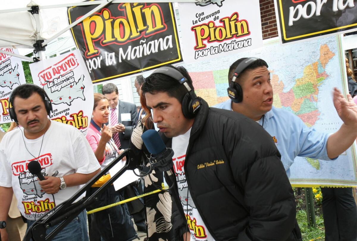Eddie "Piolin" Sotelo issued a statement denying allegations that he created a hostile work environment.