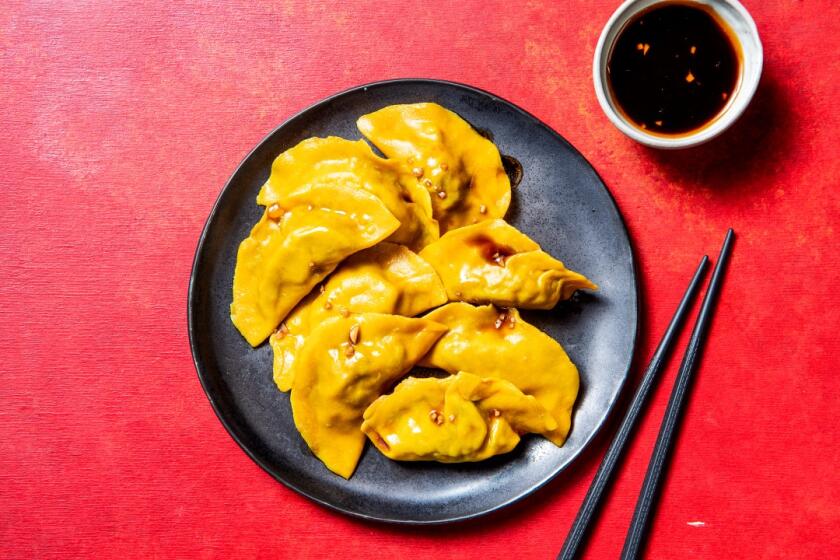 Serve the sauce on the side for dipping or spoon it over a plate of dumplings.
