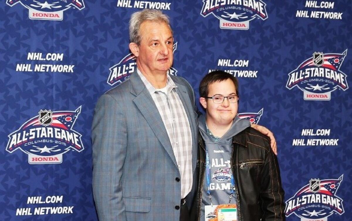 Kings Coach Darryl Sutter and his son Christopher will coach the Pacific Division team during All-Star weekend last year in Columbus, Ohio.