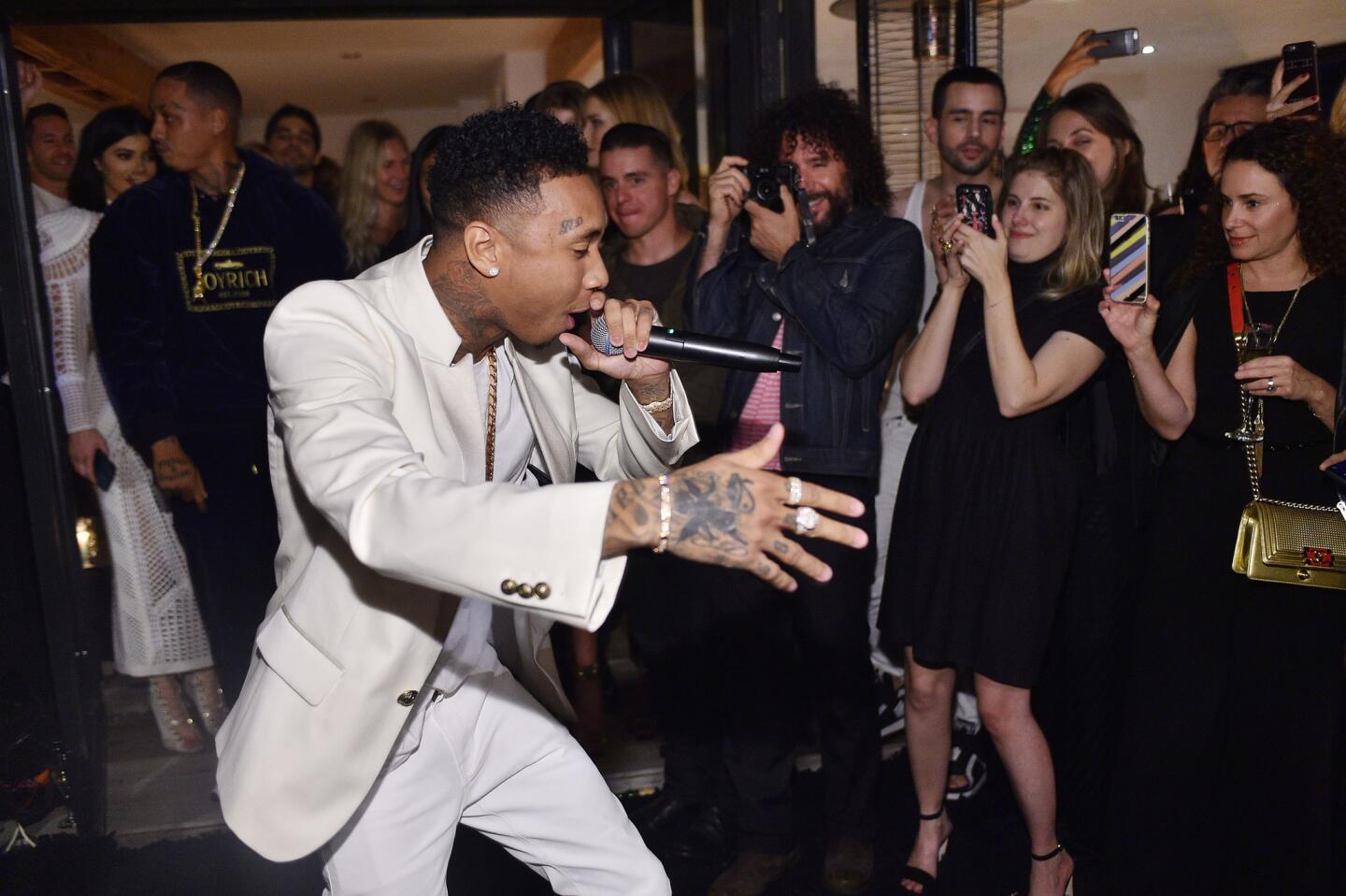 Olivier Rousteing's belated birthday bash