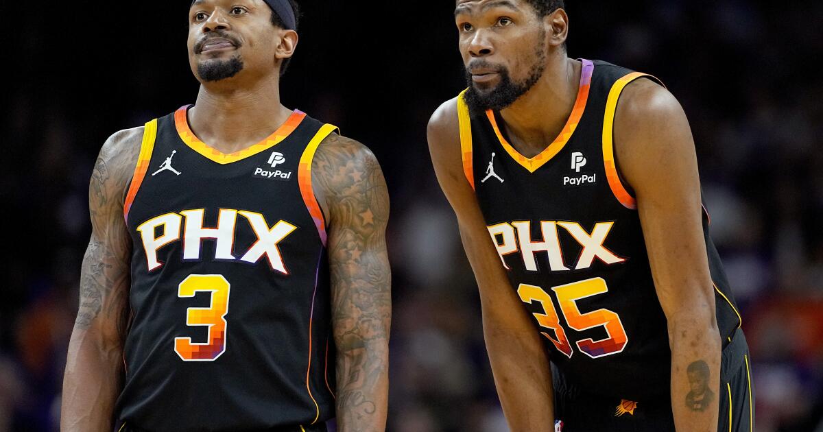 Suns put together a superteam with Durant, Booker and Beal.  They ended up without a victory in the playoffs