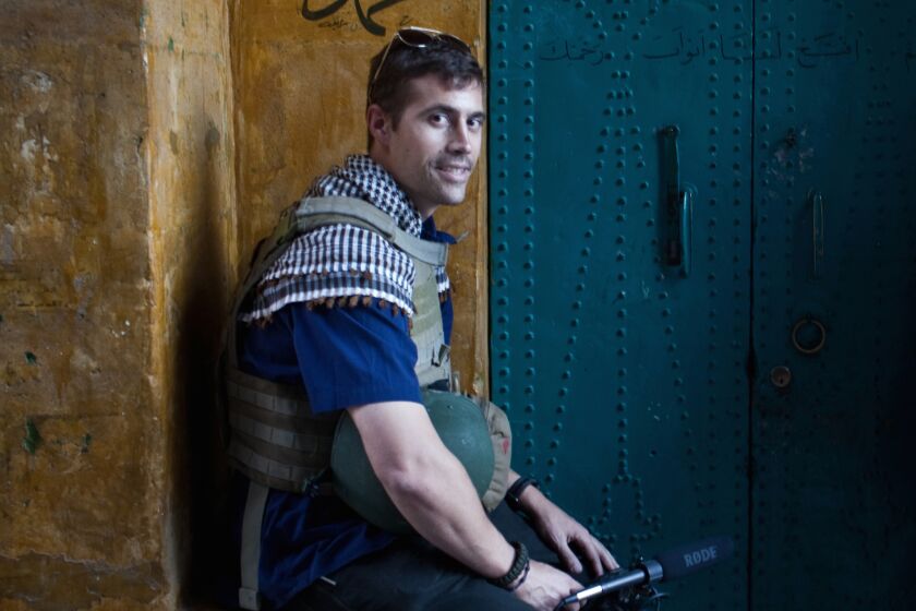Picture of James Foley in Syria 2012, from the film "Jim: The James Foley Story."