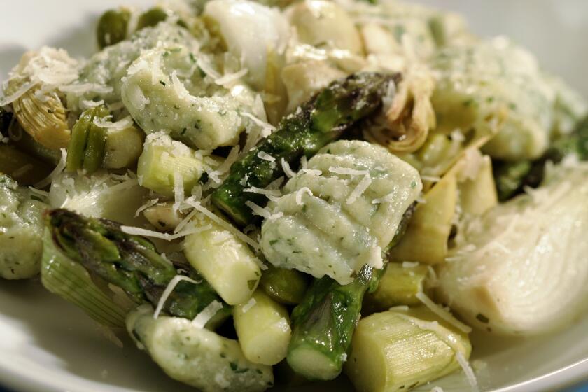 Recipe: Spring vegetable stew with herbed ricotta gnocchi